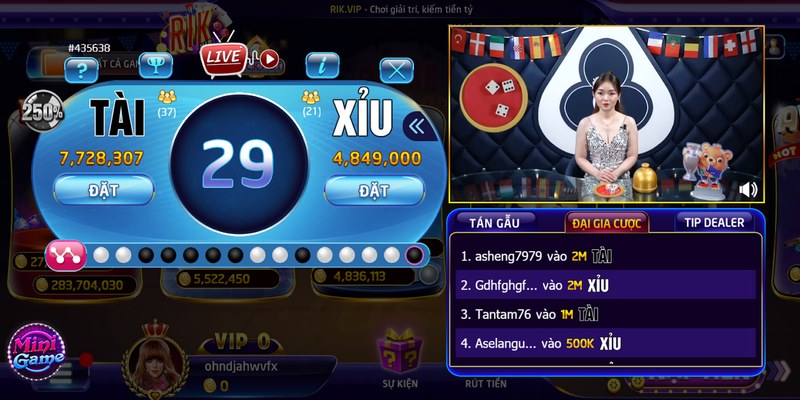 Tài xỉu Rikvip
